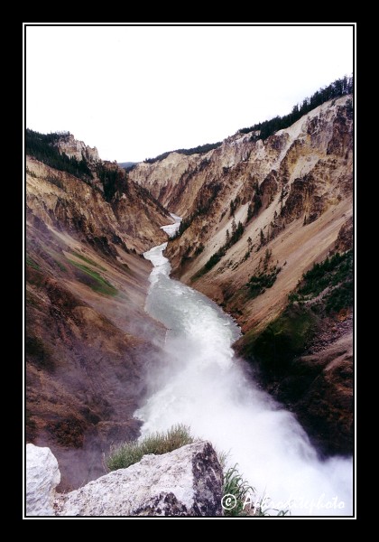Yellowstone NP, River lower falls